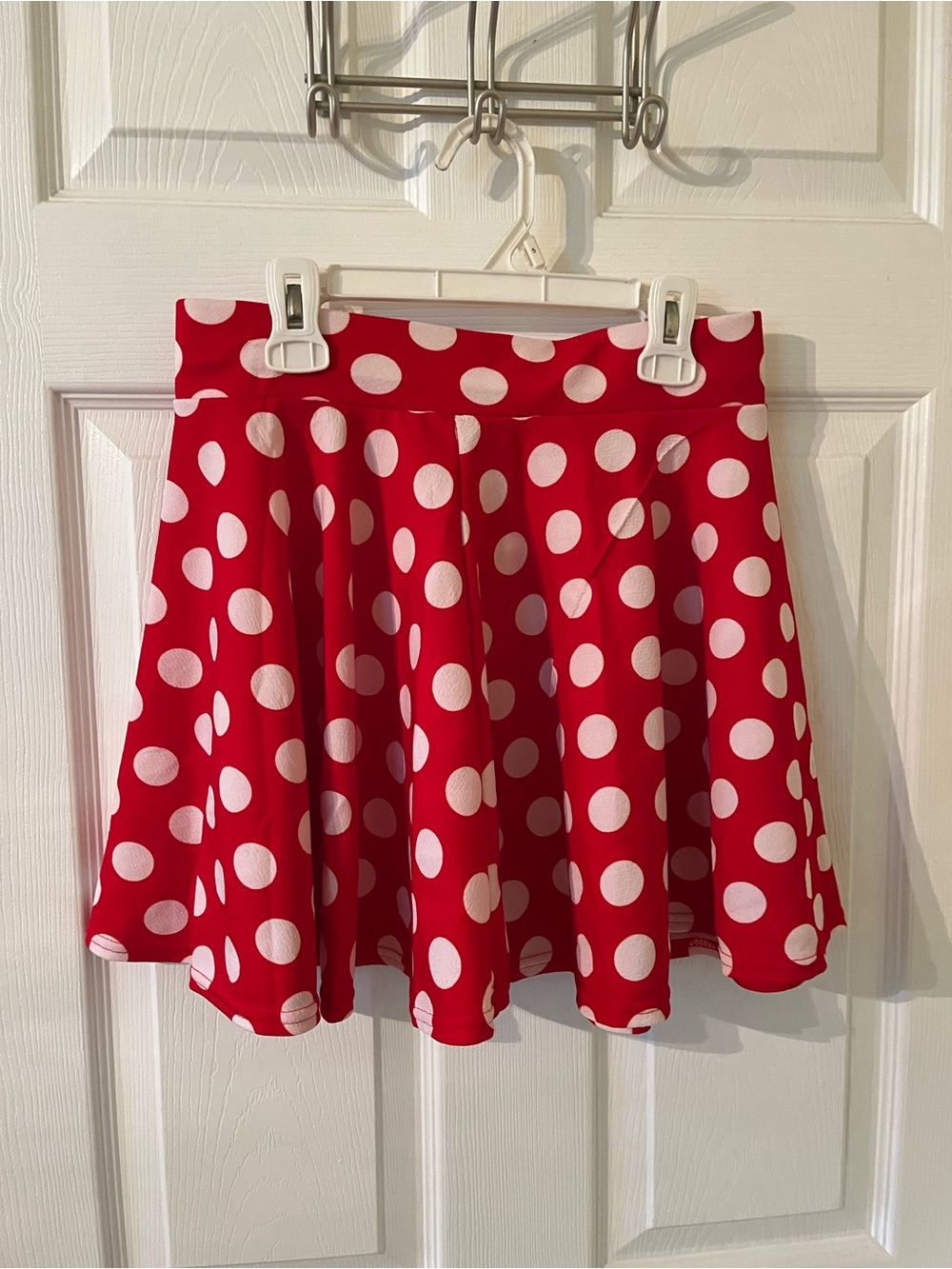 Retro Red & White Polka Dot Skater Skirt - Minnie Mouse Disneybound / Rockabilly
